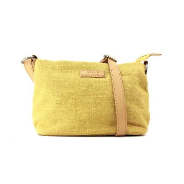 Bandolera mediana de yute Stamp