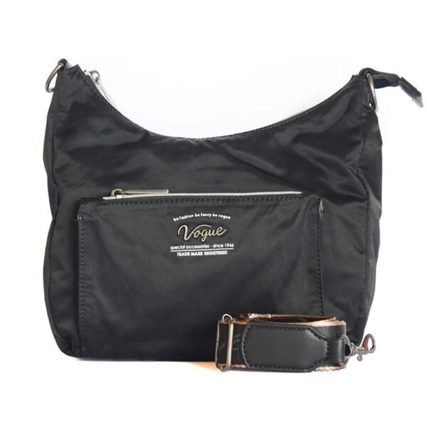 Bolso bandolera de nylon lavado Vogue