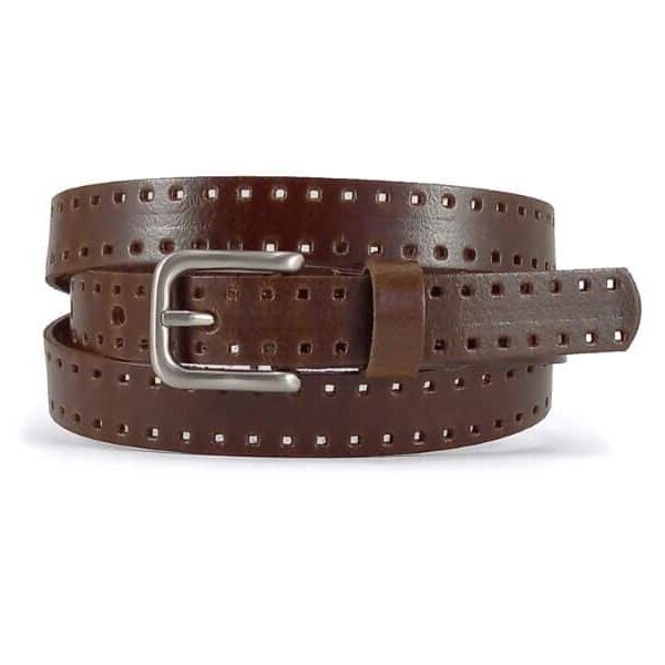 Cinturon ACQ de Mujer en Piel Picado · Ancho 20mm
