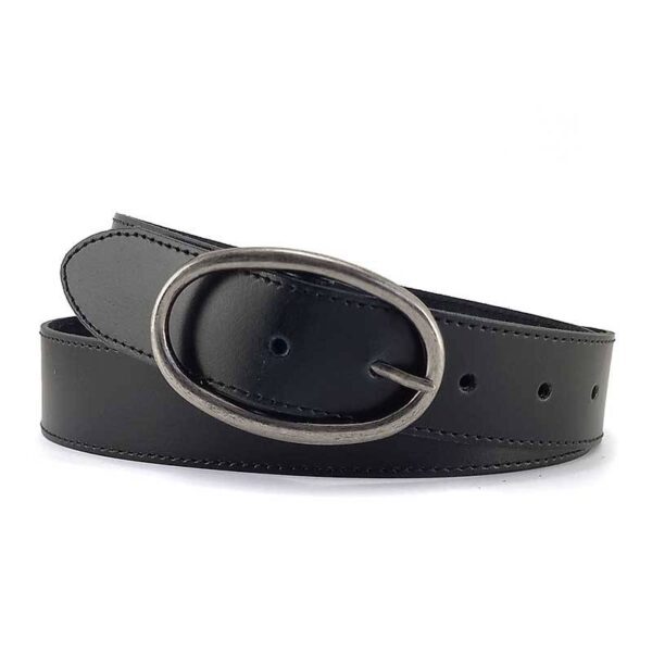 Cinturón ACQ · De Mujer · En Piel con Hebilla Ovalada · Ancho 40mm