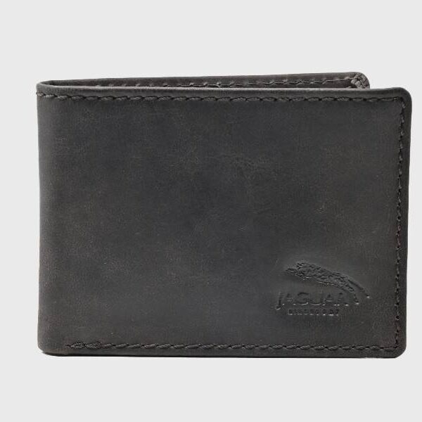 Cartera JAGUAR · Billetero Tarjetero con monedero · En Piel Ovino · Sistema RFID · 4 Tarjetas