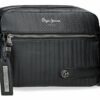 Bolso Pepe Jeans · Bandolera mediana · Doble compartimento · Coleccion Spring · Color Negro