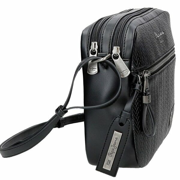 Bolso Pepe Jeans · Bandolera mediana · Doble compartimento · Coleccion Spring · Color Negro