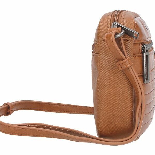 Bolso Pepe Jeans · Bandolera pequeña · Coleccion Biker · Color Marrón claro