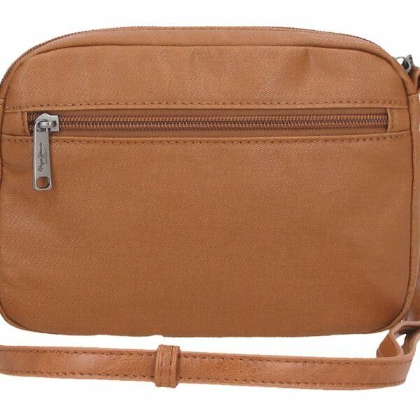 Bolso Pepe Jeans · Bandolera pequeña · Coleccion Biker · Color Marrón claro