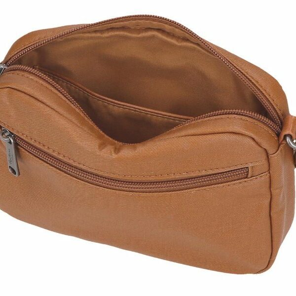 Bolso Pepe Jeans · Bandolera pequeña · Coleccion Biker · Color Marrón claro