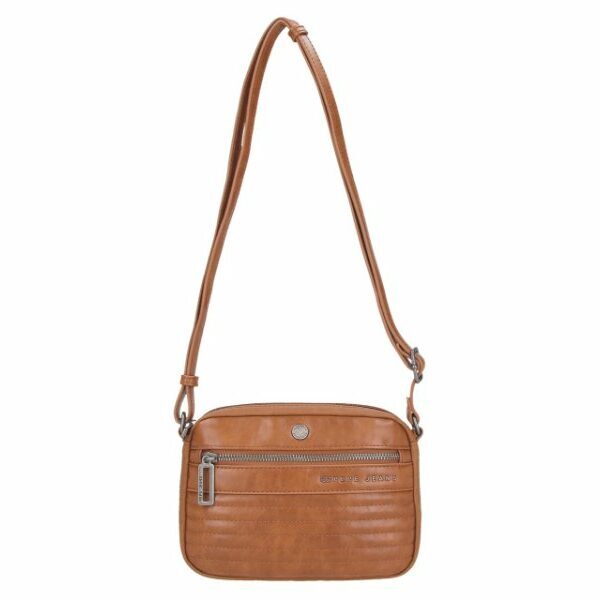 Bolso Pepe Jeans · Bandolera pequeña · Coleccion Biker · Color Marrón claro