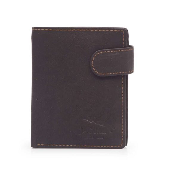 Cartera de hombre de piel con monedero
