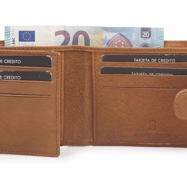 Cartera JAGUAR · Billetero Tarjetero en Piel · 12 Tarjetas · Horizontal