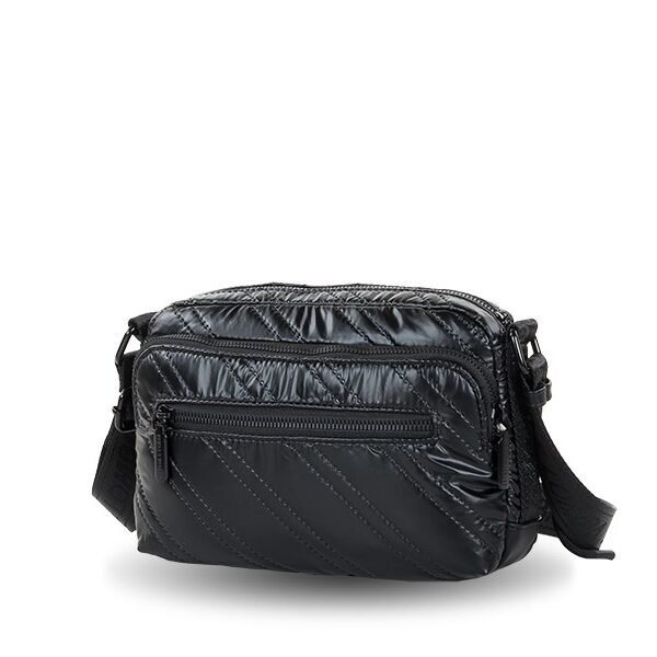 Bolso Devota & Lomba · Bandolera mediana · Efecto acolchado · Color Negro