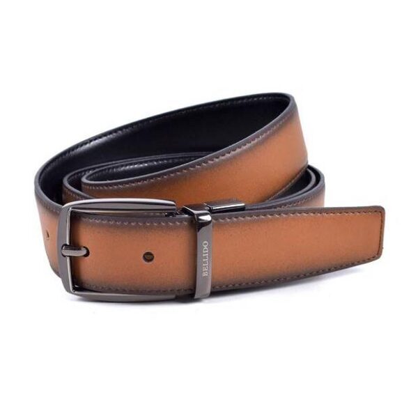 Cinturón Miguel Bellido · Piel Legitima · Hombre · Reversible · Ancho 32mm