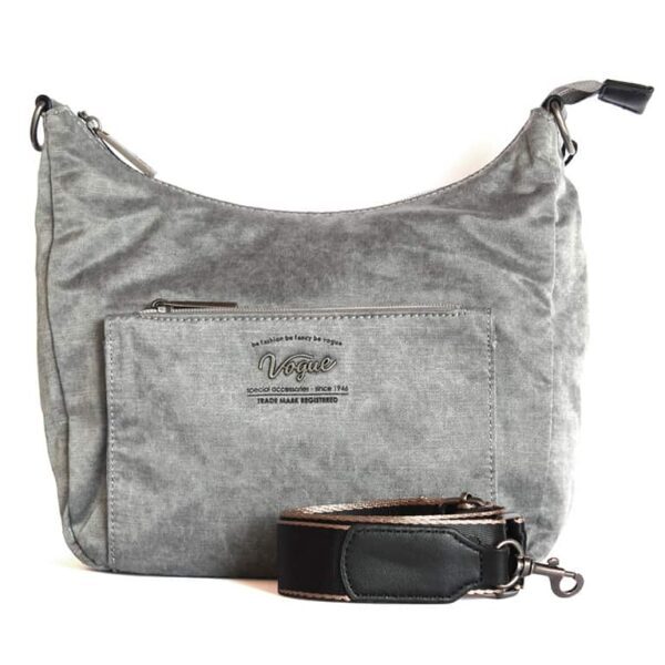 Bolso bandolera de nylon lavado Vogue