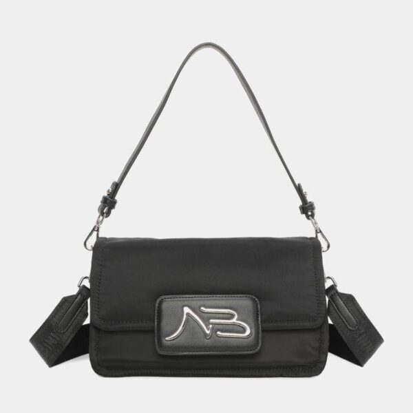 Bolso BINNARI · Bolso de hombro pequeño con asa bandolera · Color Negro · Coleccion Nora
