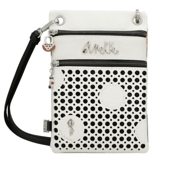 Bolso ANEKKE · Mini Bandolera pequeña · Modo riñonera · 2 Compartimentos · Coleccion AlmaBolso ANEKKE · Mini Bandolera pequeña · Modo riñonera · 2 Compartimentos · Coleccion Alma