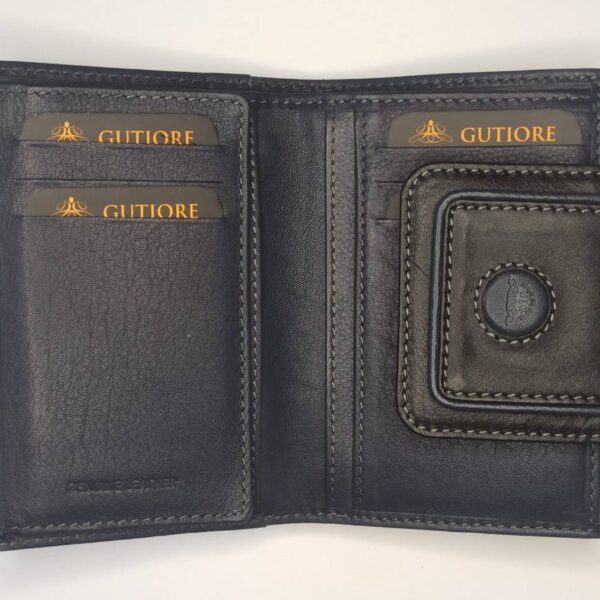 Billetero GUTIORE · Para mujer en PIEL · Mediano con monedero · Protección RFID