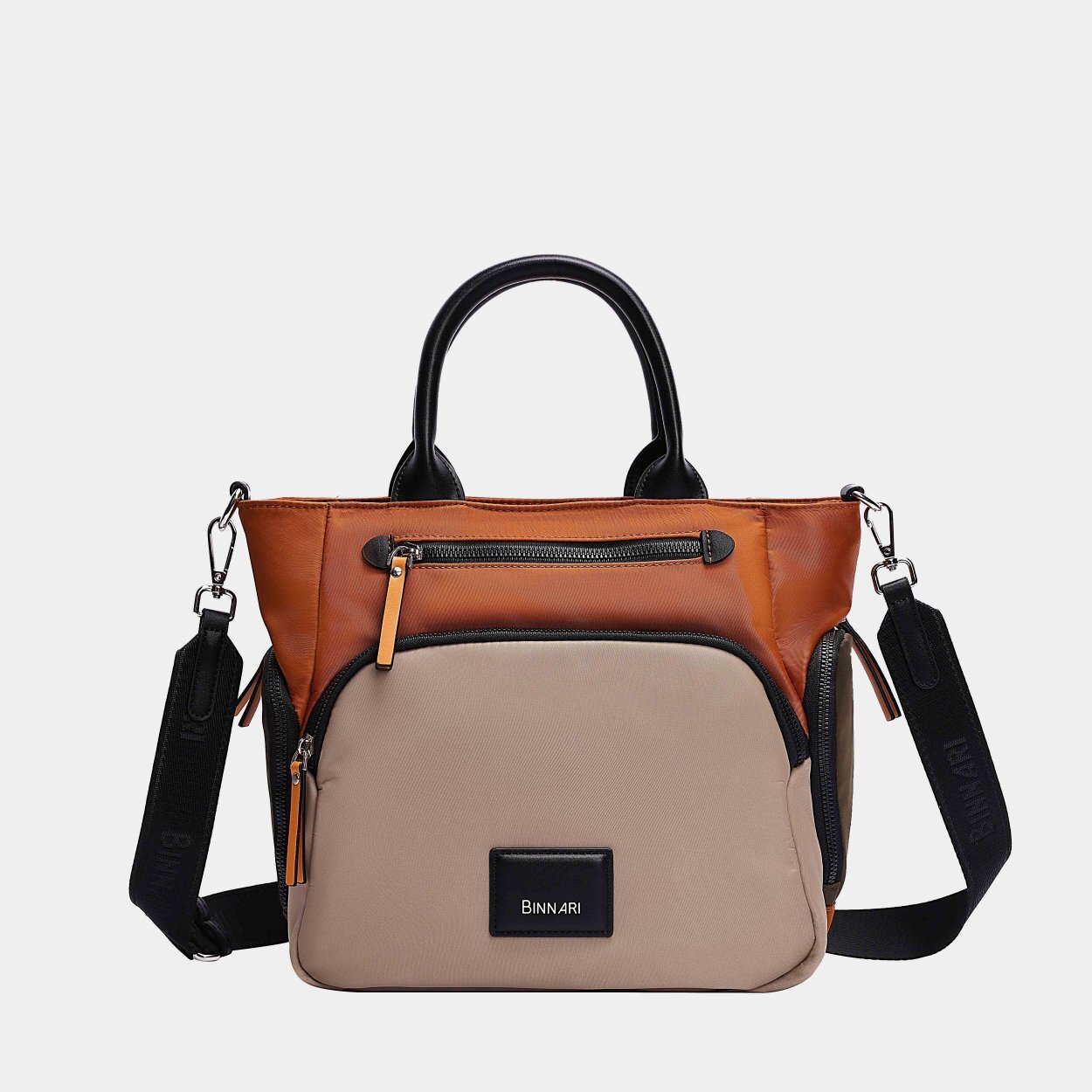 Bolso BINNARI · Bolso de Mano y Bandolera · Color Multicanela · Coleccion Estepona