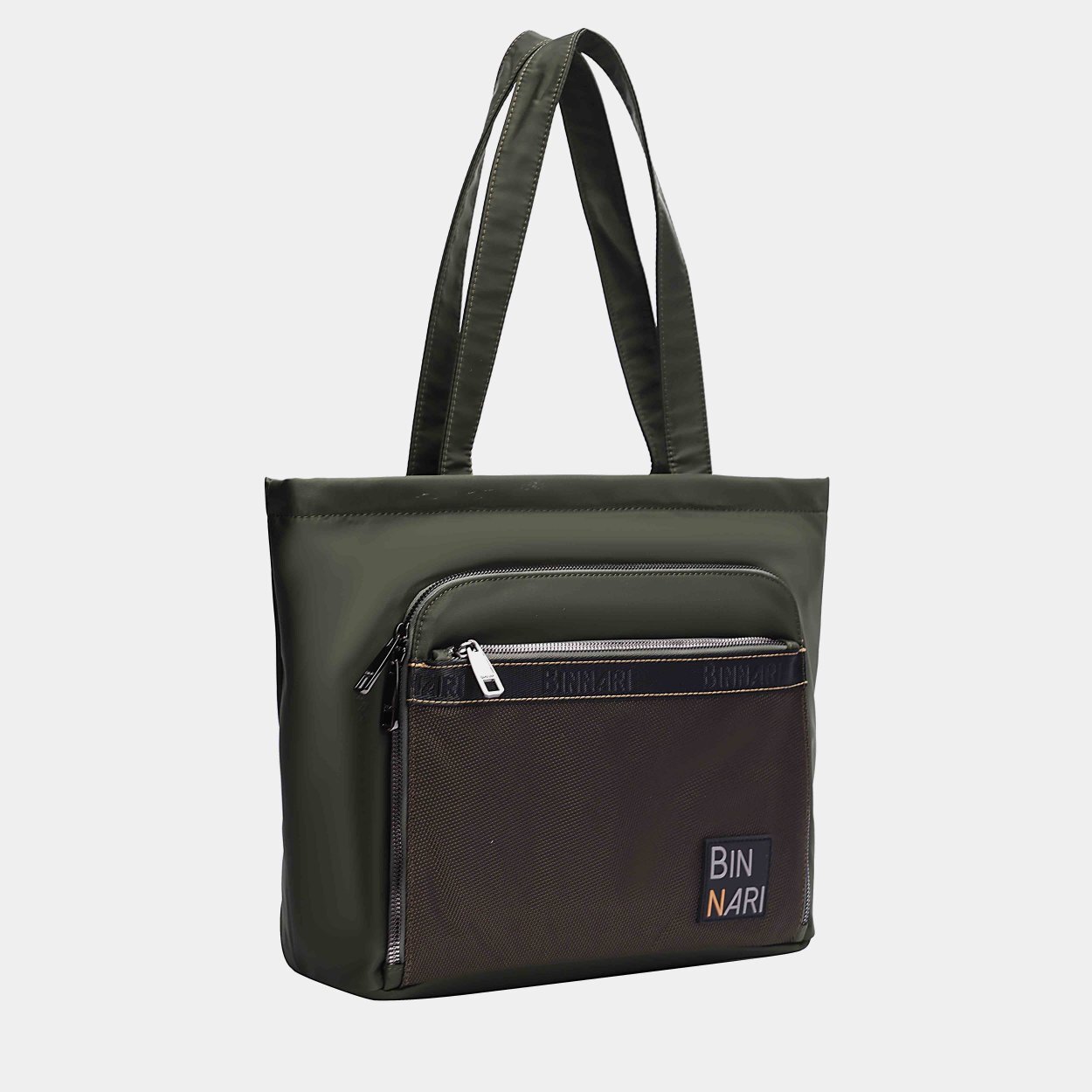 Bolso BINNARI · Bolso grende multi bolsillos · Color Kaki · Coleccion Córdoba