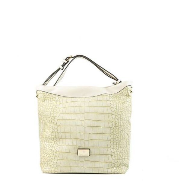 Bolso ROBERT PIETRI · Banderola con Imitación Coco · Color Beige