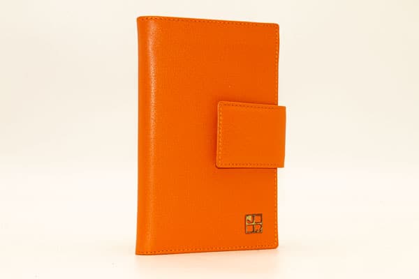 Cartera JUAN RIOS · Billetera con Monedero Tarjetero · Color Naranja