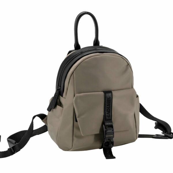 Mochila CACHAREL ·  Mochila mediana · Color Negro, Taupe y Forest