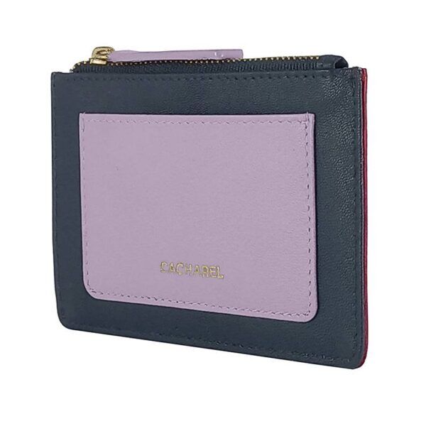 Monedero CACHAREL · Tarjetero monedero · En Piel · Combinado colores