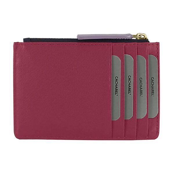 Monedero CACHAREL · Tarjetero monedero · En Piel · Combinado colores