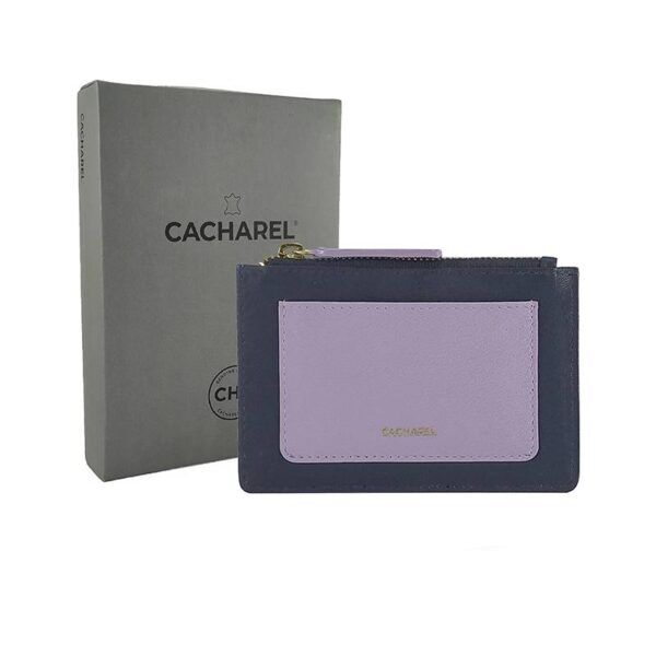 Monedero CACHAREL · Tarjetero monedero · En Piel · Combinado colores