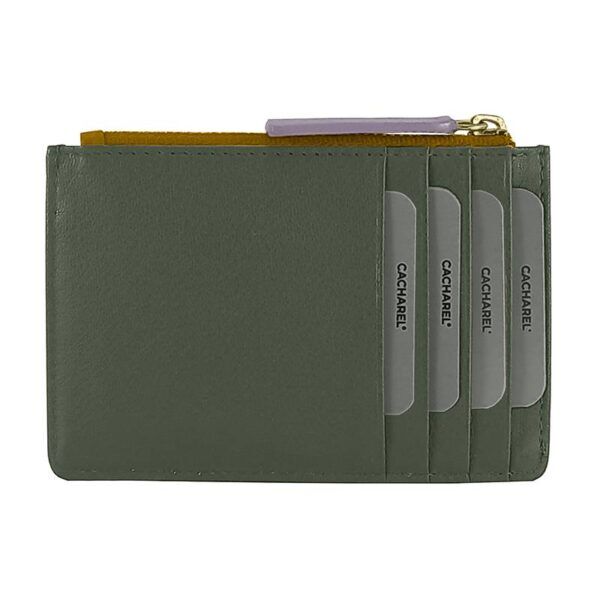 Monedero CACHAREL · Tarjetero monedero · En Piel · Combinado colores