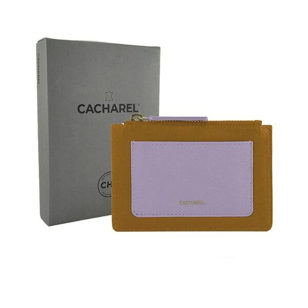 Monedero CACHAREL · Tarjetero monedero · En Piel · Combinado colores