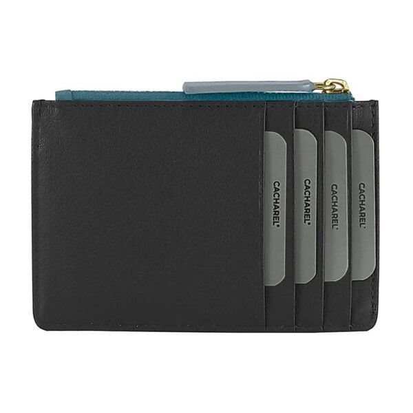 Monedero CACHAREL · Tarjetero monedero · En Piel · Combinado colores