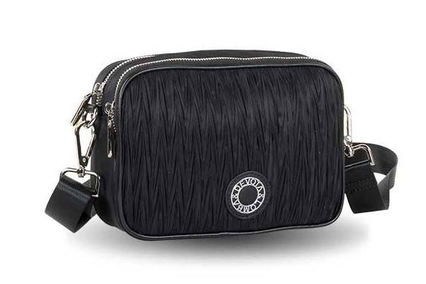 Bolso Devota & Lomba · Bandolera mediana · Doble compartimento · Color Negro